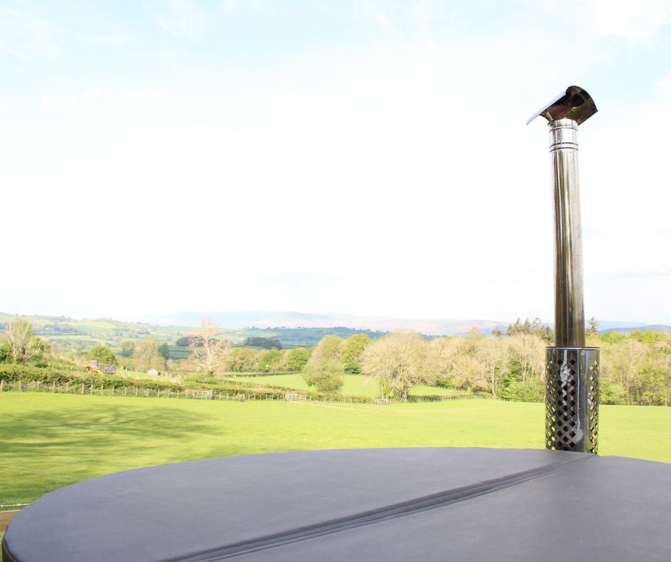 View from Bluebell pod Cantref